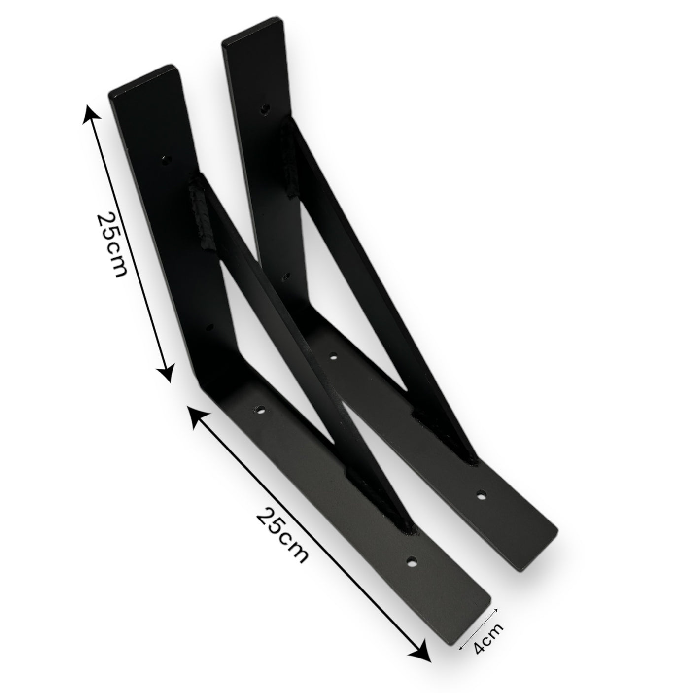 Barra de desayuno industrial / Estante de cocina rústico de 30 cm con soportes HEAVY DUTY / Mesa de café / Mesa de bar cafetería / Estante de pasillo BT01