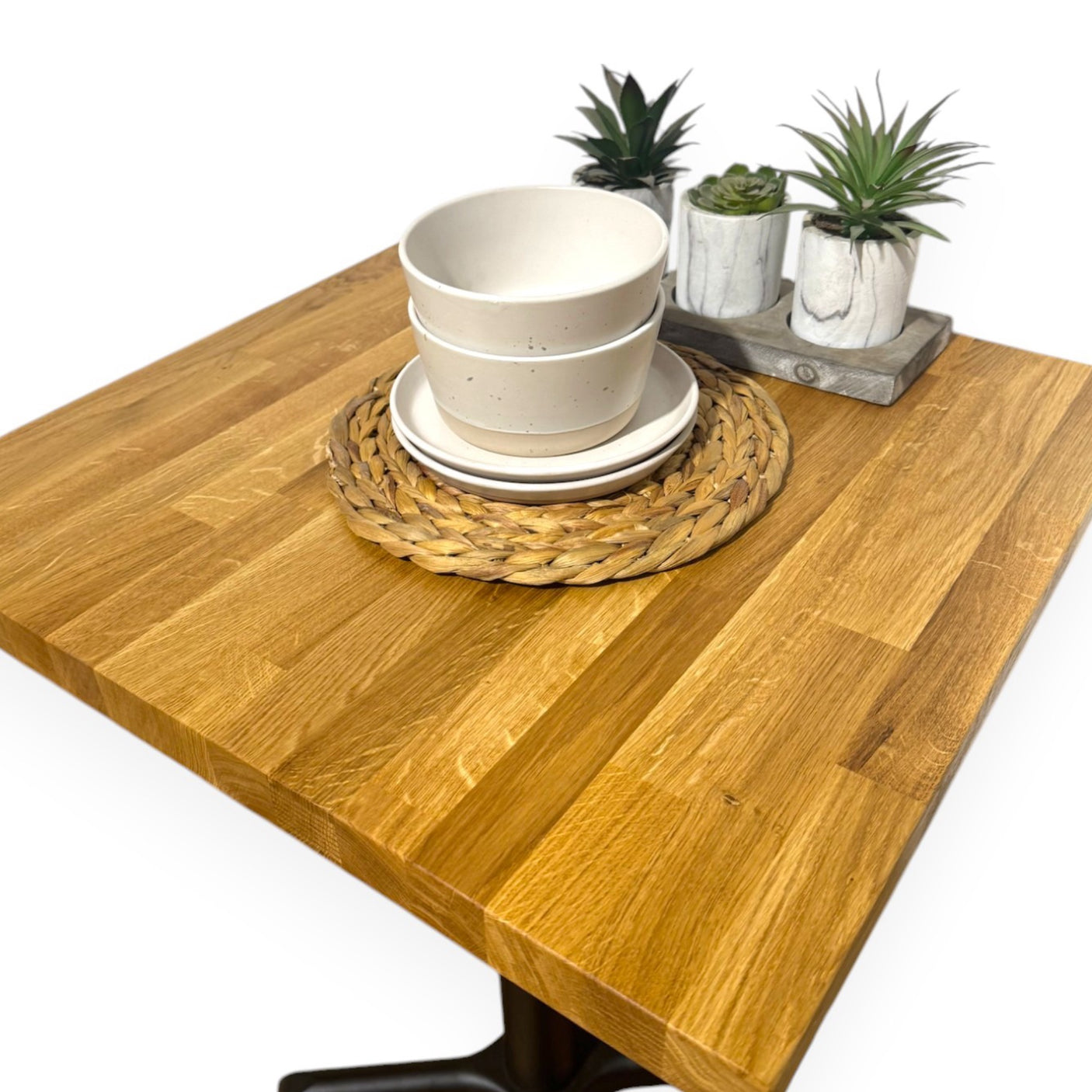 Mesa de bar alta com 4 lugares, café da manhã, estilo rústico, cozinha artesanal, café, Poseur BS03