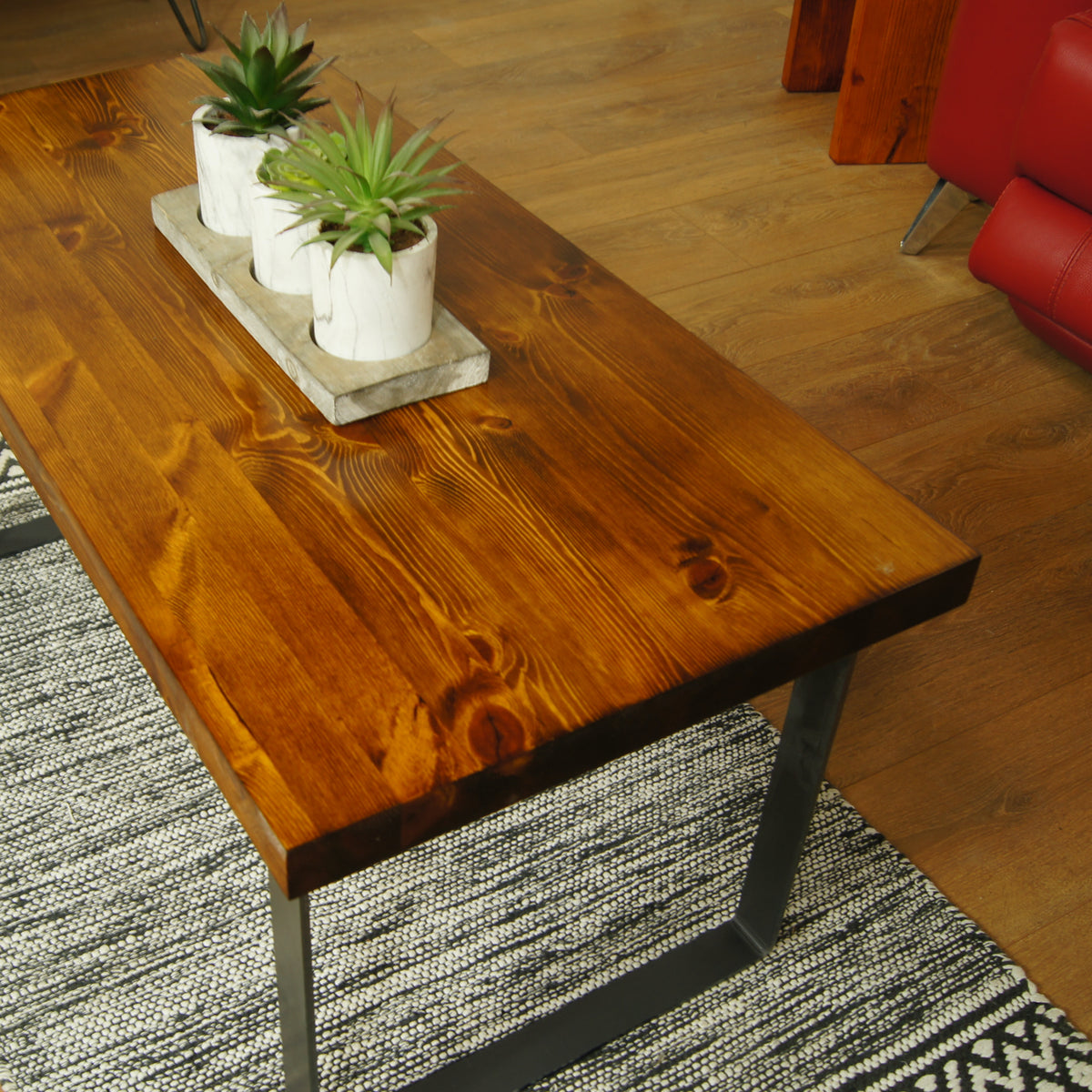 Hardwood side store table