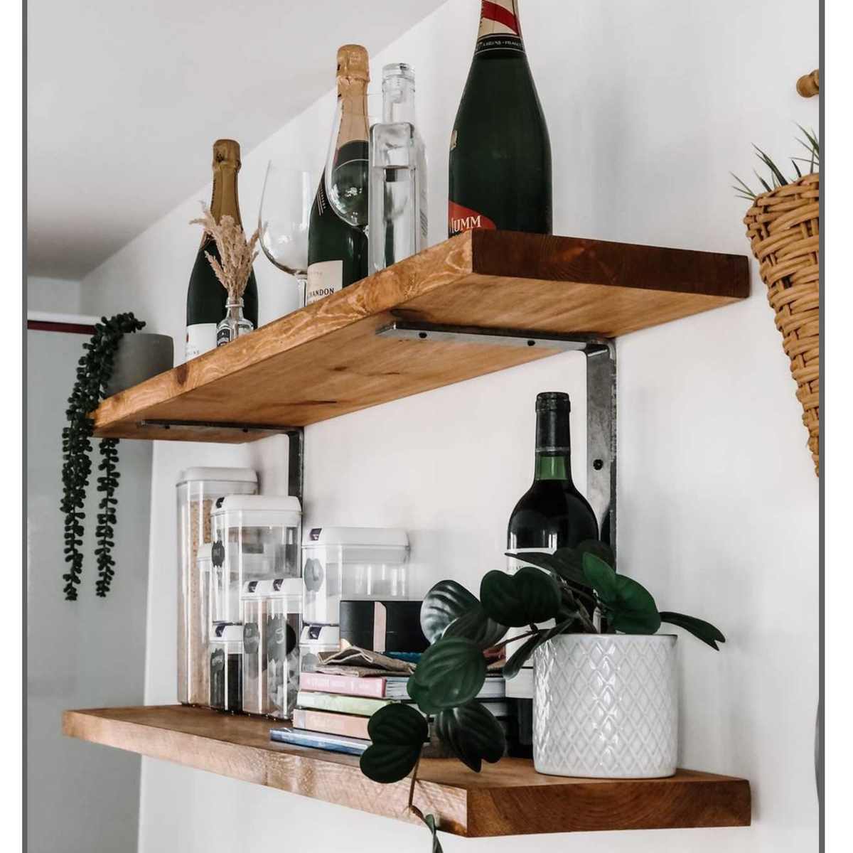 Rustic Wall Storage Ideas Rustic Wall Shelves | Orso Woodworking