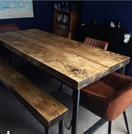 industrial dining table