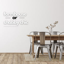 What to choose: chic dining table vs farmhouse dining table