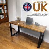 Rustic Office Desk | Square Legs OT01