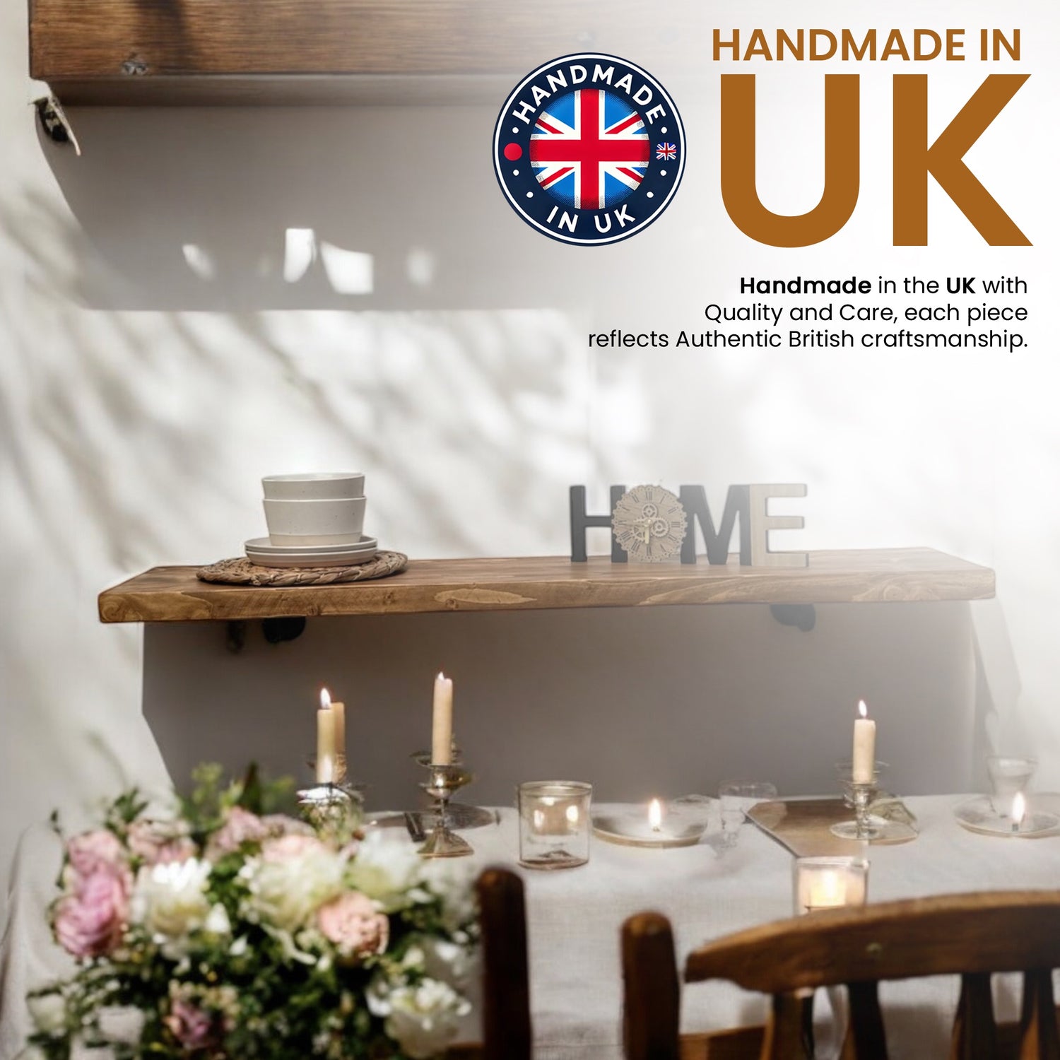 Barra de desayuno rústica / Estante de cocina de 30 cm de profundidad / Mesa de café / Mesa de café Pub Bistro / Estante de pasillo BT02