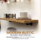 Rustic Breakfast Bar | 30cm Depth Kitchen Shelf Coffee Pub Bistro Table BT02