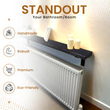 Radiator Shelf | Rustic Slim Narrow Shelf for Hallway | Console With Brackets