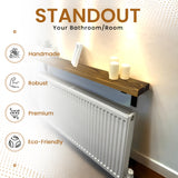 Radiator Shelf | Rustic Slim Narrow Shelf for Hallway | Console With Brackets