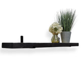 Rustic Shelf | Wall-Mounted Wooden Board With UP Brackets, 15cm Depth