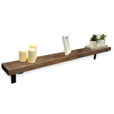 Radiator Shelf | Rustic Slim Narrow Shelf for Hallway | Console With Brackets