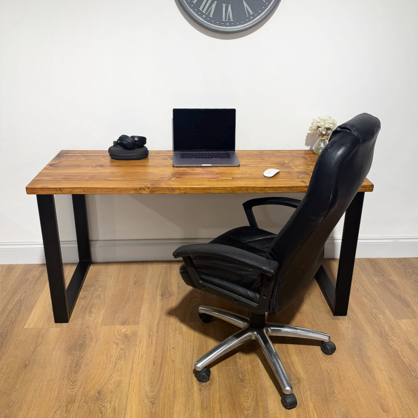 rustic office desk