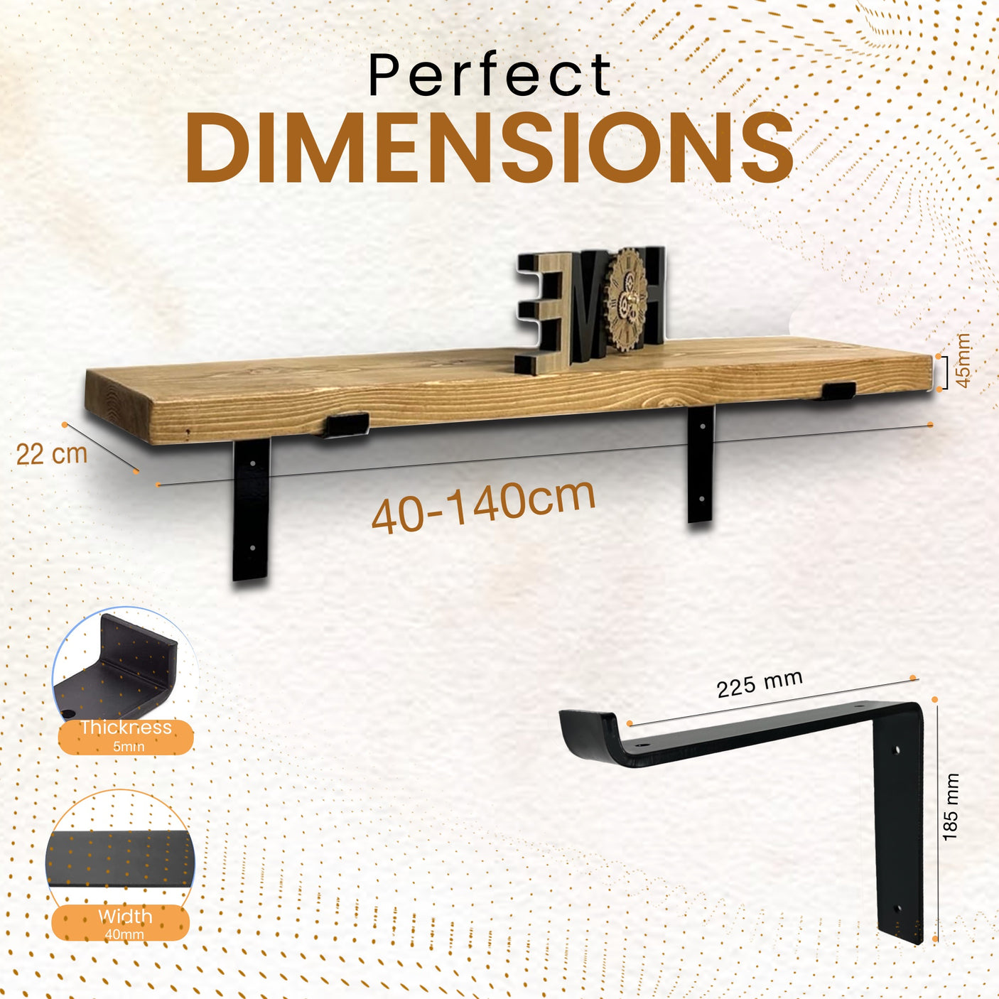 scaffold board shelves