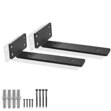 Scaffold Board Brackets, Rustic Wall Bracket Heavy Duty T-Brackets (150mm, 200mm)