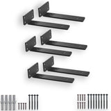 Scaffold Board Brackets, Rustic Wall Bracket Heavy Duty T-Brackets (150mm, 200mm)