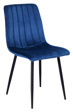 Upholstered Chair Navy Blue