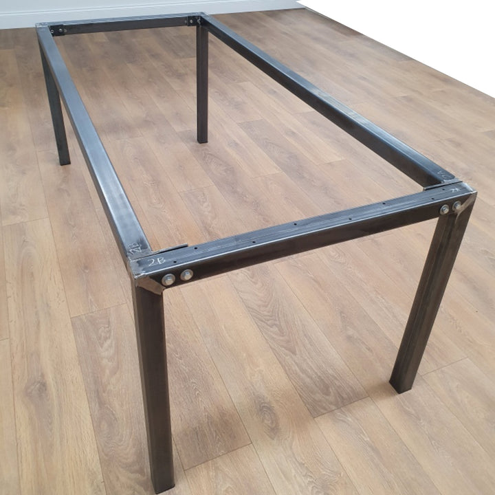 Pieds industriels de base de table en acier en métal pour salle à manger/café/bureau TB004