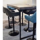 Industrial Bar Table | High Seater Kitchen Bar Chic Tall Poseur | BS03