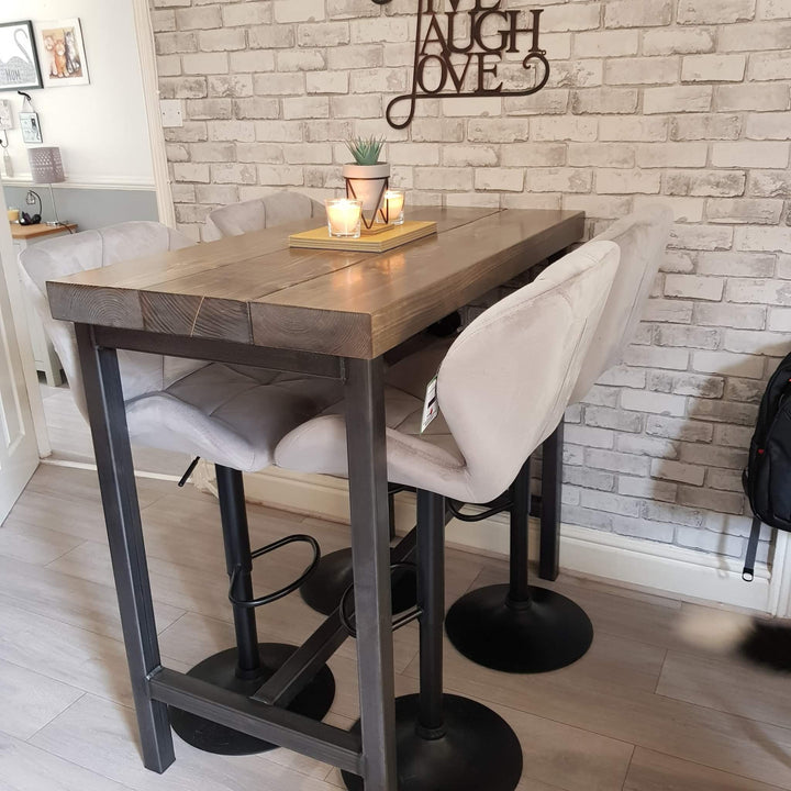 reclaimed bar table