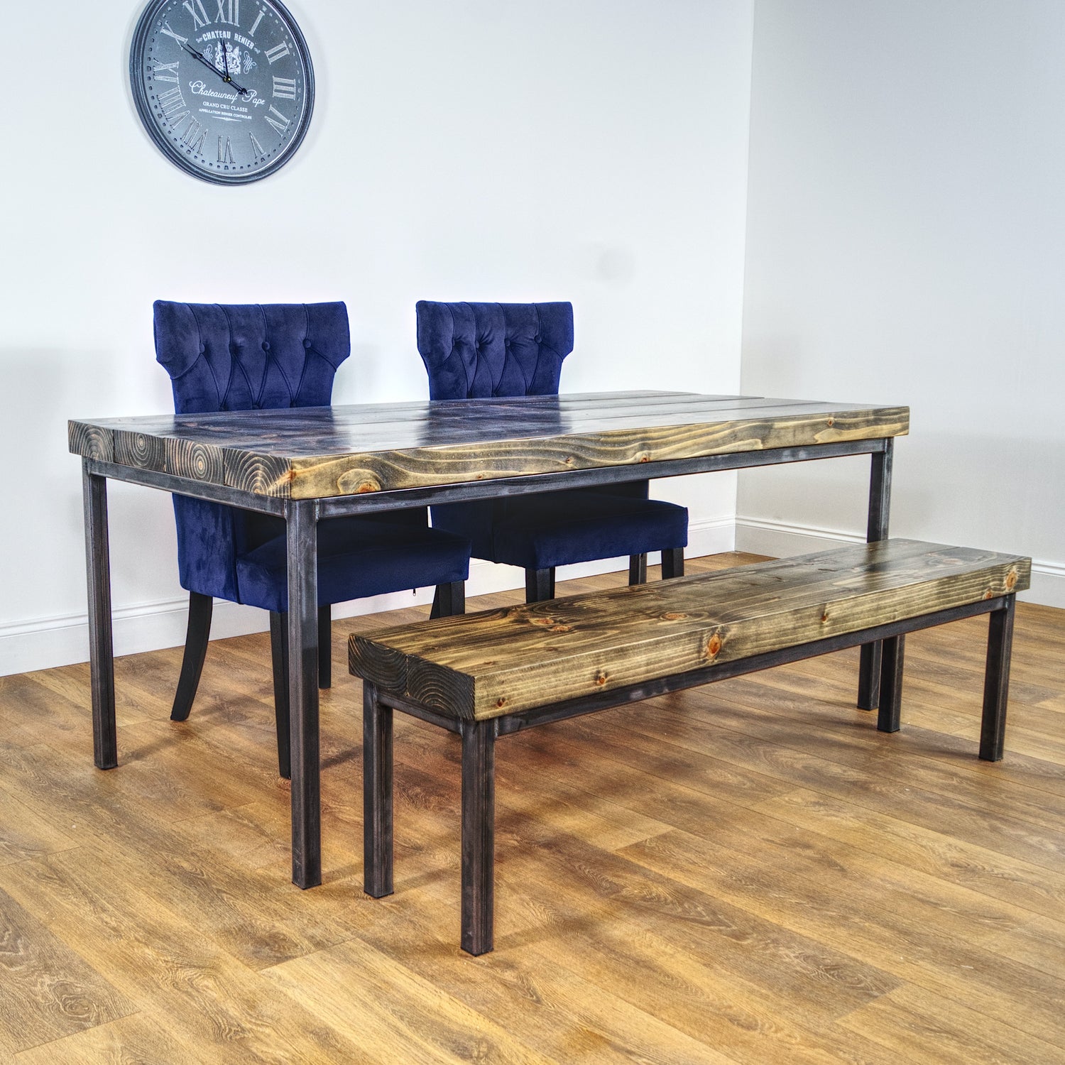 solid wood dining table

