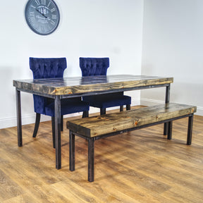 solid wood dining table

